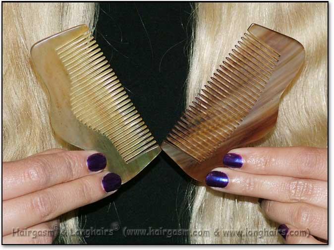 CROWNED 4"Sheeps Horn Combs SCRITCHER