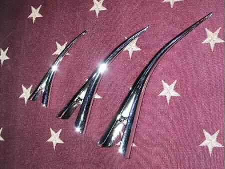 Pikes Shiny Silver Longhairs® Official Long Hair Updo Clips