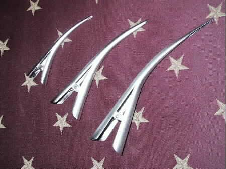 Pikes Matt Silver Longhairs® Official Long Hair Updo Clips