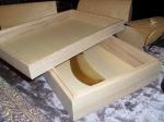 Whitewood Horn Combs n Clips Storing Box