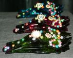 Jewel Hard-Candy 3-Finger Longhairs® Starflower Clips - Image #9