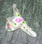 Geisha Hand-Painted Rose Slender Up-Do Clips Longhairs&reg; - Image #3