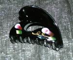 Geisha Baby Butterfly Rose Hand-Painted Long Hair Up-Do Clips - Image #2