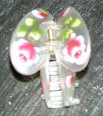 Geisha Baby Butterfly Rose Hand-Painted Long Hair Up-Do Clips - Image #4