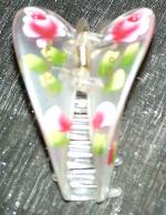 Geisha Baby Butterfly Rose Hand-Painted Long Hair Up-Do Clips - Image #6